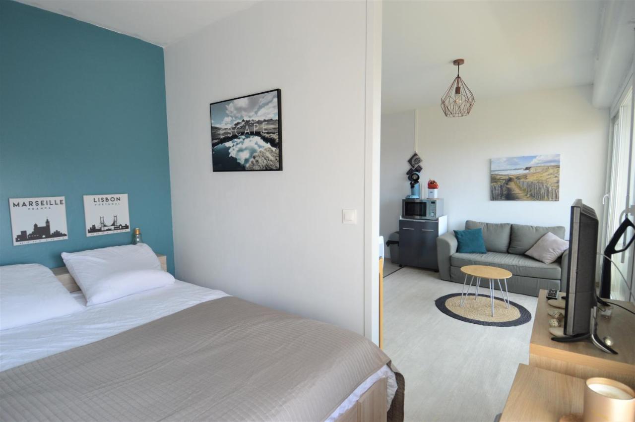 Studio Avec Chambre - Balcon Et A 20M De La Mer Apartment กูร์เซิล-โซร์-แม ภายนอก รูปภาพ